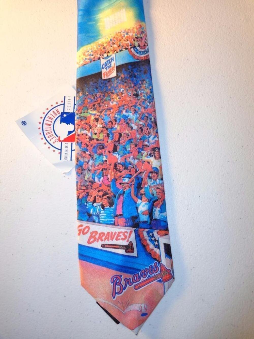 Atlanta Braves Baseball Tie Ralph Marlin 1994 NWT Necktie -0915T18